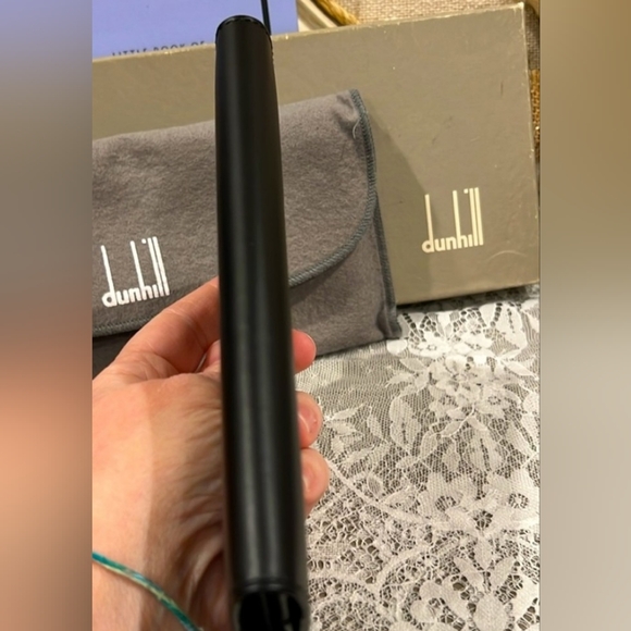 Dunhill Black Leather Wallet w/Box and Dust Cover LIKE NEW - Picture 6 of 6